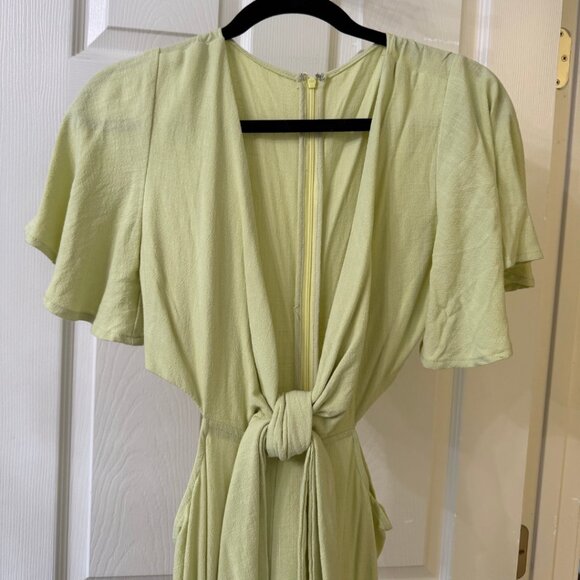 Lulus Tie-Front Cutout Jumpsuit Size Small - Picture 4 of 5